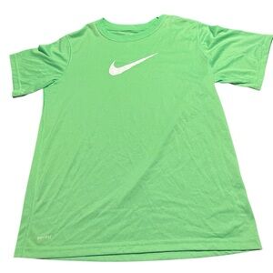 Nike Dri-Fit Youth Lime Green Short Sleeve Tee